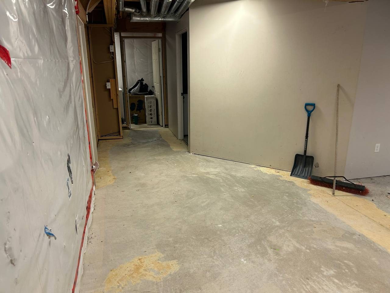 After: Carpet removal